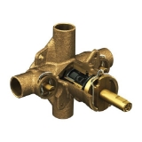 Moen® 8371HD Rough-In Valve, 1/2 in C Inlet x 1/2 in C Outlet, Brass Body