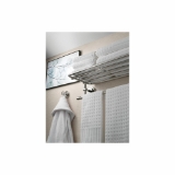 Moen® DN0794BN Towel Shelf, Iso™, 26.95 in W x 6.38 in H, Brushed Nickel