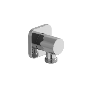 RIOBEL 772C Cross Collection Handshower Outlet Mount Riser Pair, Chrome