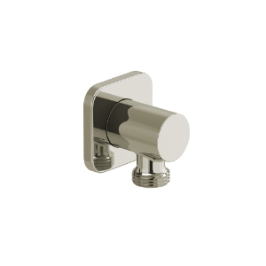 RIOBEL 772PN Riobel Cross Collection Handshower Outlet Mount Riser Pair, Nickel