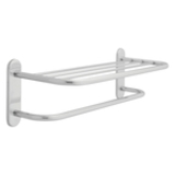 DELTA® 43024 Towel Shelf, 26-1/8 in OAD x 8-1/2 in OAH, Brass, Chrome