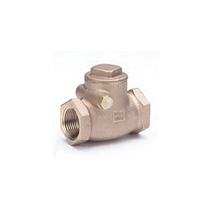Milwaukee Valve 509-100 Horizontal Swing Check Valve, 1 in Nominal, Thread End Style, 200 lb WOG, Bronze Body, Domestic