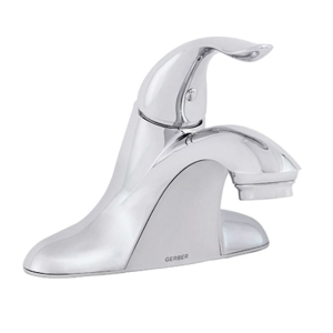 Gerber® G0040025 Viper™ Lavatory Faucet, Polished Chrome, 1 Handle, 50/50 Touch-Down Drain, 1.2 gpm Flow Rate