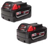 Milwaukee® M18™ 48-11-1822 Rechargeable Cordless Battery Pack, 3 Ah Lithium-Ion Battery, 18 VDC Charge