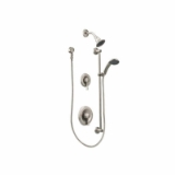 Moen® T8342EP15CBN Posi-Temp® Trim Kit, 3-5/16 in Dia Shower Head, 1.5 gpm Flow Rate, Brushed Nickel