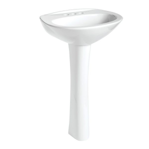 Mansfield® 320-8 Essence Pedestal Lavatory Combo Biscuit