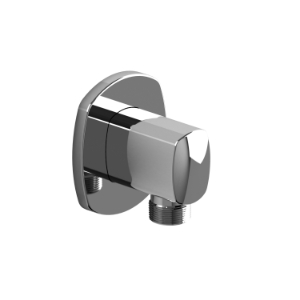 RIOBEL 794C Riobel Cross Collection Handshower Outlet Mount Riser Pair, Chrome