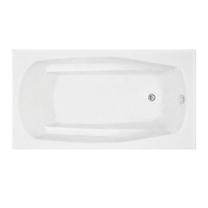 Mansfield® 60 x 32 Right Hand Drain Whirlpool Tub with Heater Bone