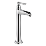 Brizo® 65461LF-PC Vessel Lavatory Faucet, Rook®, Commercial, 5-7/16 in Spout, 10-1/4 in H Spout, Polished Chrome, 1 Handle