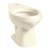 Mansfield® 135 BON Alto™ Toilet Bowl Only, Bone, Elongated Shape, 12 in Rough-In, 15 in H Rim, 2 in Trapway