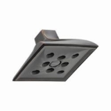 Brizo® 87330-RB Raincan Shower Head, Virage®, 2 gpm Flow Rate, 1 Spray, Wall Mount, 6 x 3-3/4 in Head, Venetian Bronze