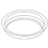 Kohler® 29636 Replacement Drain Coupling Gasket