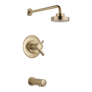 Brizo® T60475-GL Jason Wu TempAssure® Thermostatic Tub and Shower Faucet Trim, Luxe Gold