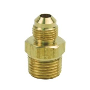 BrassCraft® 48-6-8 48 Series Reducing Adapter, 3/8 x 1/2 in Nominal, Flare x MNPT, Brass