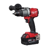 Milwaukee® M18™ FUEL™ 2803-22 Cordless Drill/Driver Kit, 1/2 in Chuck, 18 VDC, 2000 rpm No-Load, 6.9 in OAL, REDLITHIUM™ Battery