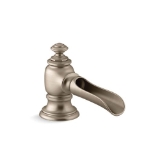 Kohler® 72761-BV Artifacts® Widespread Flume Bathroom Sink Spout, 6-1/16 in, Vibrant® Brushed Bronze