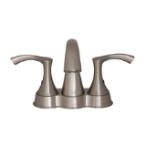 Gerber® D301122BN Antioch® Centerset Lavatory Faucet, Brushed Nickel, 2 Handles, 50/50 Touch-Down Pop-Up Drain