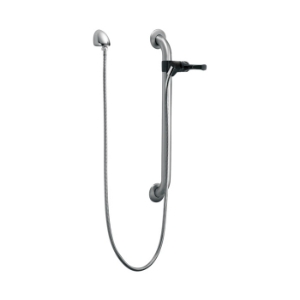 DELTA® RPW324HDF-LHD Grab Bar and Elbow, Chrome