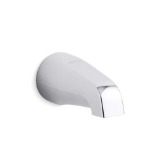 Kohler® 15135-CP Coralais® Wall Mount Non-Diverter Bath Spout, 4-7/8 in, 1/2 in NPT Connection, Metal, Polished Chrome
