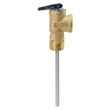 WATTS® 0066100 100XL Temperature/Pressure Relief Valve, 3/4 in Nominal, 150 psi Pressure, Brass Body