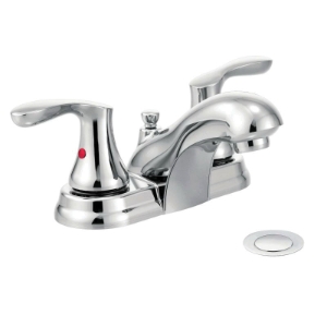 CFG 40225 Cornerstone™ Lavatory Faucet, Polished Chrome, 2 Handles, Pop-Up Drain, 1.2 gpm Flow Rate