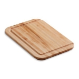 Kohler® 3294-NA Undertone® Cutting Board, 17 in L x 12 in W x 1-1/4 in THK, Hardwood