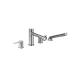 Moen® T394 Align™ Widespread Roman Tub Faucet, 2 gpm Flow Rate, 8 to 16 in Center, Chrome, 2 Handles, Function: Traditional