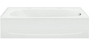 Sterling® 71041120-LNR-0 Bathtub, Performa™, 60 In L X 29 In W, Right Drain, White