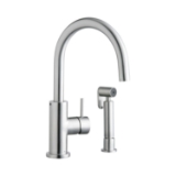 Elkay® LK7922SSS Kitchen Faucet, 1.5 gpm Flow Rate, Swivel Spout, Satin, 1 Handle