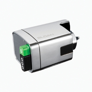 Sloan® 3325501 EBV-550-A Optima Plus® Dual-Flush Flushometer Retrofit Kit, Battery, Polished Chrome