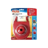 Korky® 3060BP Premium Universal Flapper, Rubber, Red