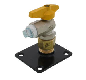 TracPipe® Counterstrike® FGP-RF90V-500 Flange Valve, 1/2 in Nominal, Female NPT End Style, Brass