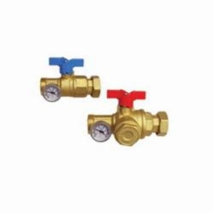 Uponor TruFLOW™ A2631251 Manifold Supply and Return Ball Valve, R32 x 1-1/4 in Nominal, Male End Style, 145 psi Pressure, Brass Body