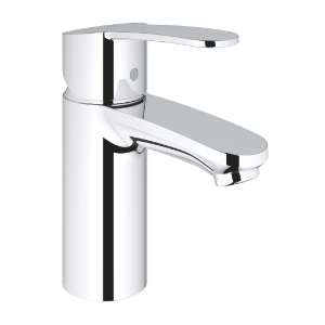 GROHE 2304200A Small Lavatory Faucet, Eurostyle Cosmopolitan, 1.2 gpm Flow Rate, 3-5/16 in H Spout, 1 Handle, 1 Faucet Hole, StarLight® Polished Chrome, Function: Traditional