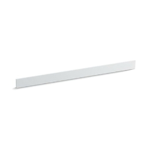 Kohler® 5447-S33 Solid/Expressions™ Solid Surface Bathroom Vanity Top Back Splash, 49 in L x 3-1/2 in W x 1/2 in THK, Stone Composite, White