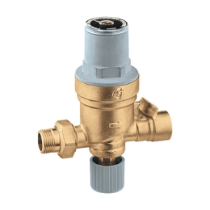 Caleffi AutoFill™ 553542A Pre-Adjustable Automatic Filling Valve, 1/2 in Nominal, MNPT x FNPT End Style, 230 psi Pressure, Brass Body
