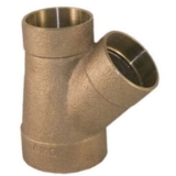 EPC 10050798 Solder DWV Wye, Fitting/Connector: Wye, 4 in Nominal, C x C x C End Style, Brass