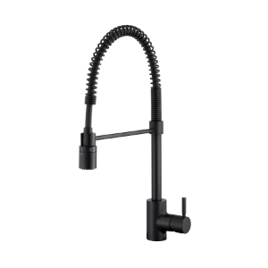 Danze® DH450188BS The Foodie® Pull-Down Pre-Rinse Kitchen Faucet, 1.75 gpm Flow Rate, 360 deg Spring Swivel Spout