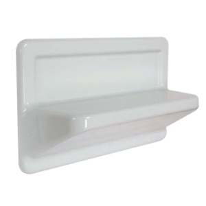 ELM® 572.300 VARISTONE™ Shower/Bathtub Shelf, White