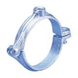 nVent CADDY 4550250PL Split Ring Hanger, 2-1/2 in Pipe/Tube, 1/2 in Rod, 300 lb Load, Malleable Cast Iron, Plain