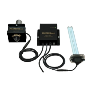 PREMIERONE™ MUV7-50-DR-12 3-Piece Multi-Voltage UV Germicidal Air Purifier, 6 in H x 5-3/4 in W