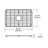 Elkay® GBG2416SS Dayton® Bottom Grid, 22-3/4 in L x 14-3/4 in W x 1 in H