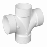 Charlotte PVC 00428 0600, 1-1/2 in nominal, Hub end style, SCH 40/STD, PVC