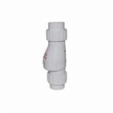 Zoeller® 30-0042 Quiet Check Valve with Union, 2 in Nominal, Solvent Weld End Style, PVC Body, Rubber Softgoods