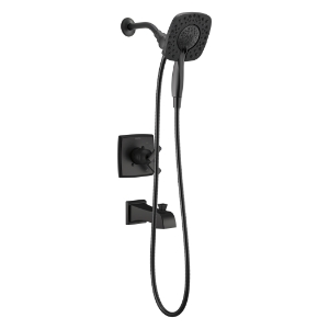 DELTA® T17464-BL-I Monitor® 17 Shower Trim with In2ition® 2-in-1 Shower, 6.2 gpm Valve, 1.75 gpm Shower, Matte Black