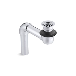 Kohler® 7131-A-CP Grid Bathroom Sink Offset Drain, 1-1/4 in Nominal, 2-1/8 in, Brass Drain, Polished Chrome