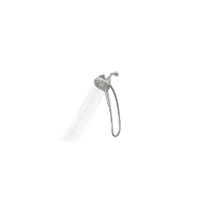 Moen® 208H2SRN Inly™ Shower Head, 1.75 gpm Max Flow, 6 Sprays, Wall Mount, 5-5/8 in Dia Head, Spot Resist™ Brushed Nickel