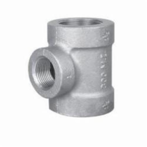 Ward Mfg EXD.NMT Pipe Reducing Tee, 3/4 x 3/4 x 1/2 in, FNPT, 150 lb, Malleable Iron, Galvanized