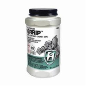 Hercules® Grrip™ 15520 All Purpose Pipe Joint and Gasket Sealant, 1 pt Screw Cap Can with Brush, Black