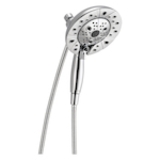 Brizo® 86220-PC Hydrati® Traditional Round 2-in-1 Shower, 6-7/8 in Dia Shower Head, 1.75 gpm Flow Rate, Full Body/Full Body With Massage/H2OKinetic®/Massage/Pause Spray, Polished Chrome